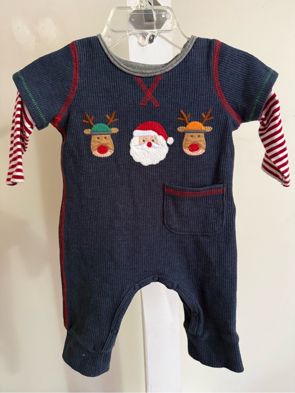 Mud Pie Christmas Romper